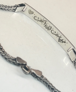 Exclusive Personalized Bracelets for Men – Handmade Silver & Engraved