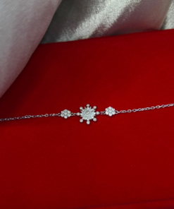 Exquisite Snow White Bracelet – Silver 925 & Zircon Sparkle