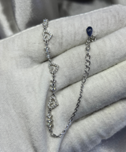 Charming Silver Tiny Heart Bracelet – 925 Silver & Zircon Sparkle