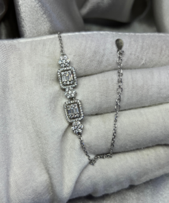 Exquisite D'Argent Zirconia 925 Silver Bracelet – Timeless Sparkle
