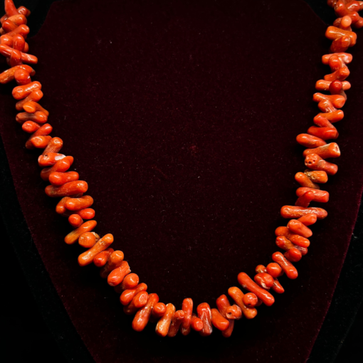 Exquisite Antique Coral Necklace – Handmade Berber Jewelry
