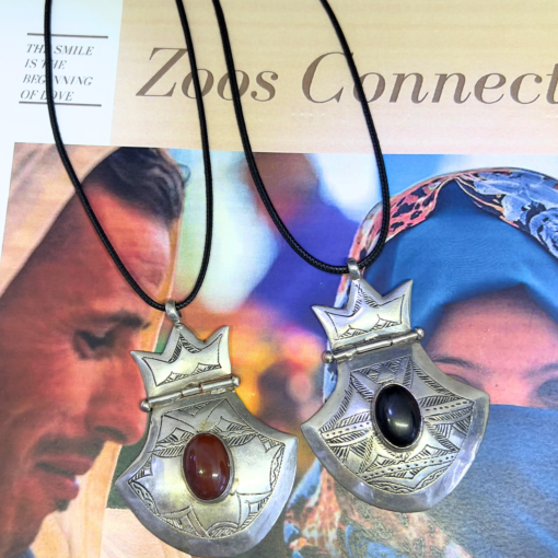 Talisman Vintage Tuareg – Handmade Silver Berber Necklace for Strength & Protection