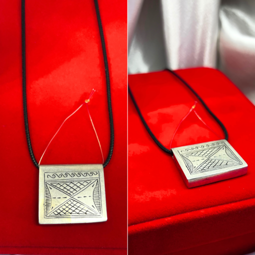 Amulet Necklace – Handmade Silver Berber Talisman from Tiznit