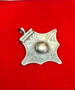 Silver Talisman Jewelry – Handmade Berber Pendant for Protection & Strength