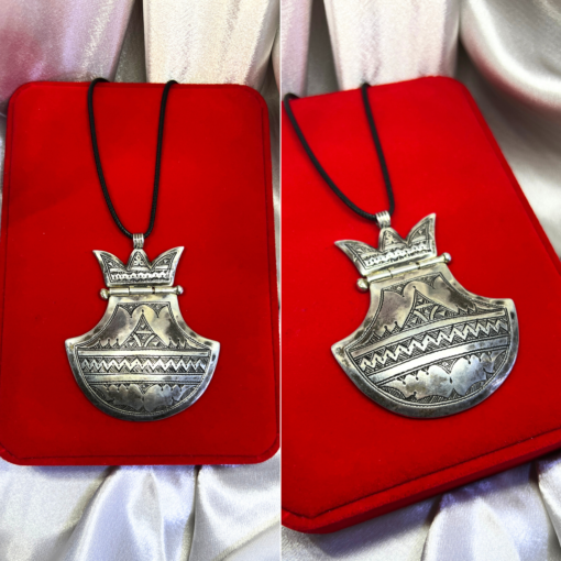 Talisman Necklace – Handmade Silver Pendant for Strength, Protection & Cultural Heritage