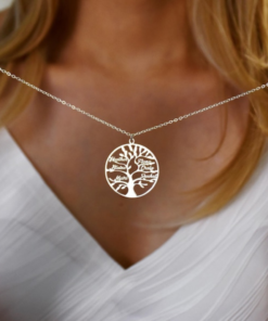 Exclusive Personalized Family Tree Necklace – Custom Silver or Gold