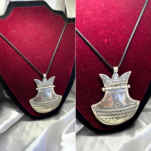 Talisman Necklace – Handmade Silver Pendant for Strength, Protection & Cultural Heritage
