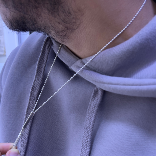 Exclusive Personalized Mens Necklace with Girlfriends Name – Custom Engraving