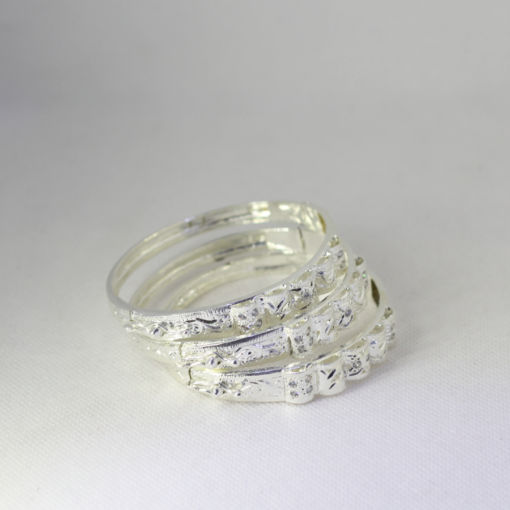 Symbolize Love with Our Handmade Moroccan Wedding Bracelet - Dhaz Tradition in Silver