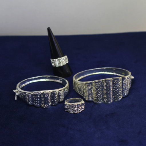 Elevate Your Look with Our Handmade Moroccan Bracelet - A Symbol of Dhaz Tradition in Silver