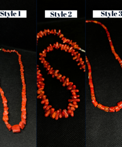 Exquisite Antique Coral Necklace – Handmade Berber Jewelry