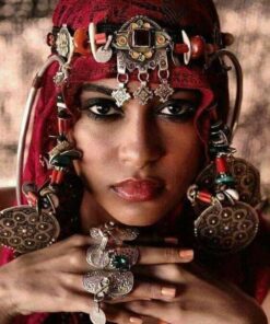 Isni The Name Of Berber Headdress Vintage | Celebrating Amazigh and Berber Heritage | Rare jewelry