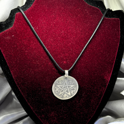 Bold Moroccan Flag Necklace – Handmade Silver Pendant with Heritage