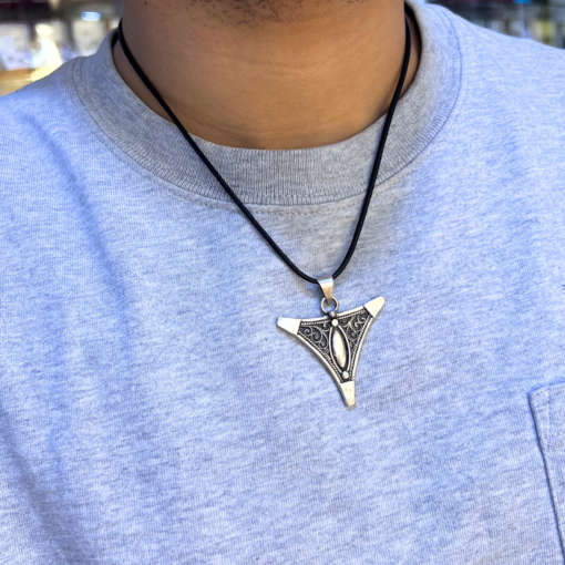 Tuareg Triangle Pendant – Powerful Handmade Tribal Necklace