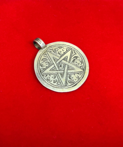 Bold Moroccan Flag Necklace – Handmade Silver Pendant with Heritage