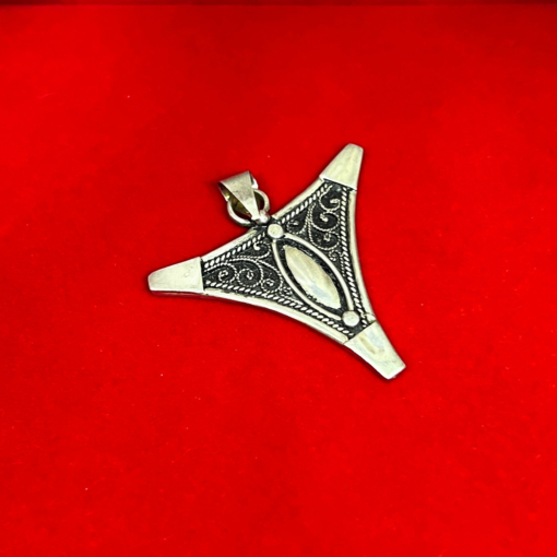 Tuareg Triangle Pendant – Powerful Handmade Tribal Necklace