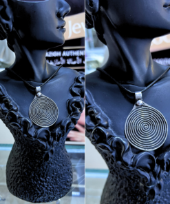 Mystical Spiral Necklace – Handmade Silver Talisman Jewelry