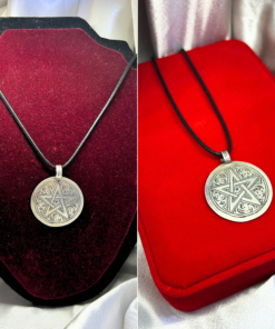 Bold Moroccan Flag Necklace – Handmade Silver Pendant with Heritage